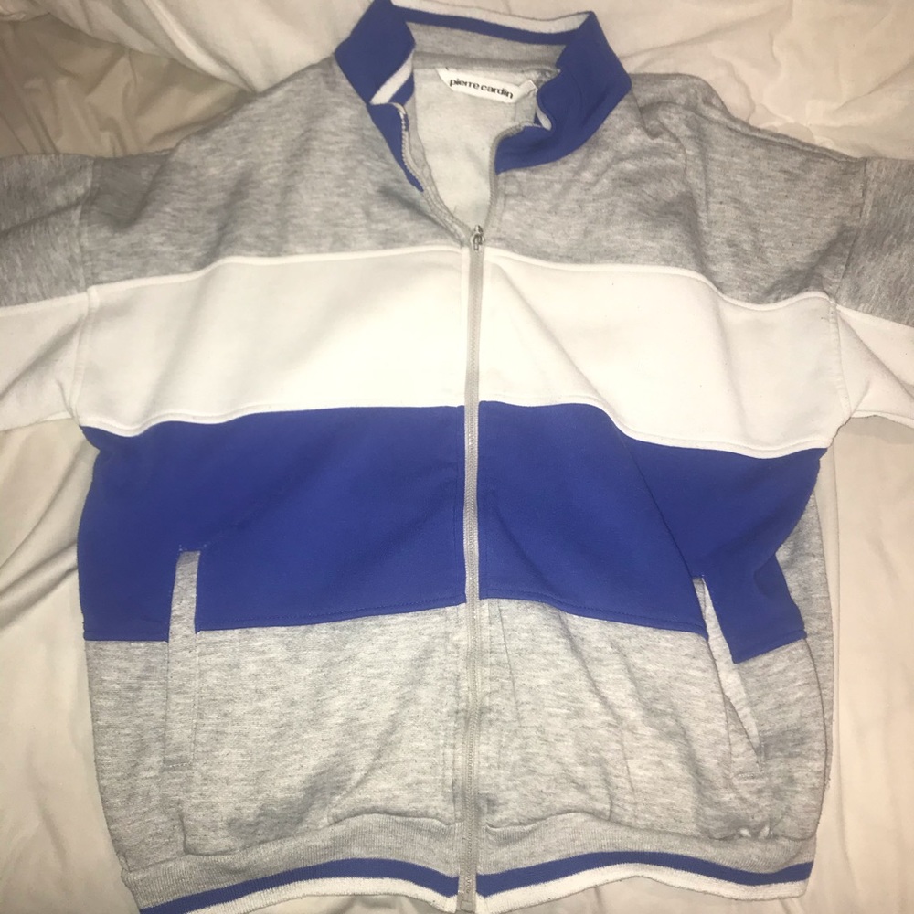 Pierre Cardin Vintage Tri-Color Sweatshirt